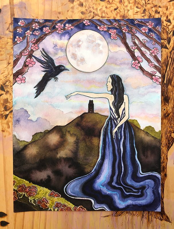 Goddess Morrigan Original
